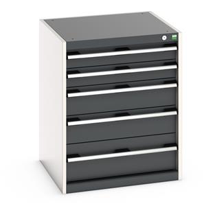 40019035.** Bott Cubio Drawer Cabinet comprising of: 2 x 100mm, 2 x 150mm, 1 x 200mm...